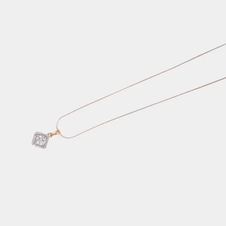 Stardust Solitaire Pendant Chain
