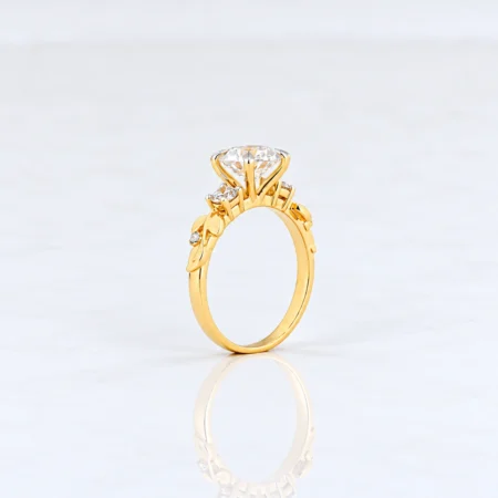Rajsi Moonflower Solitaire Ring