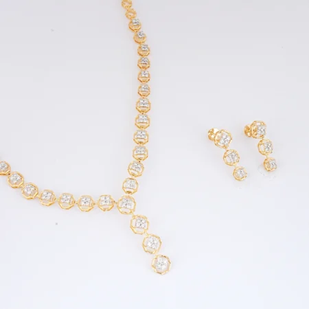Eternal Vow Diamond Cascade Necklace Set